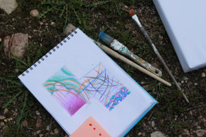 Молодые художники устроили абстрактный пленэр на берегу Ильменя